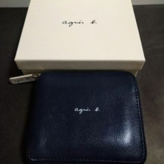 アニエスベー(agnes b.)のアニエスベー ラウンドジップウォレット 折り財布 ファスナータイプ(折り財布)