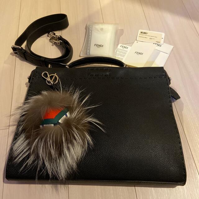 FENDI☆ピーカブー 2WAYバッグ 美品！モンスターチャーム付！ - www ...