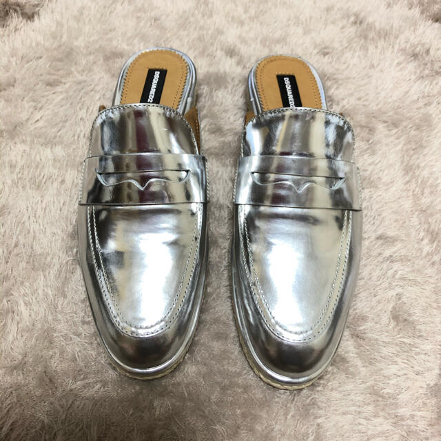 ◇新品◇ディースクエアード DSQUARED2 ローファーミュール フラット