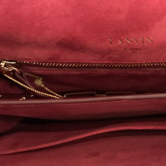 LANVIN(ランバン)の新品未使用　LANVIN pairs ランバン パイソン革 パーティーバッグ レディースのバッグ(ショルダーバッグ)の商品写真