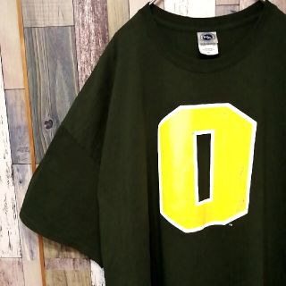 USA古着 ビッグサイズ Ｔシャツ ゼロ 人気のダークグリーン ゆるダボ(Tシャツ/カットソー(半袖/袖なし))