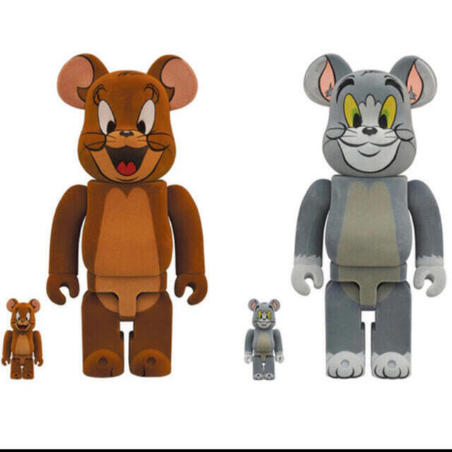 BE@RBRICK TOM & JERRY フロッキー 100％ ＆ 400％