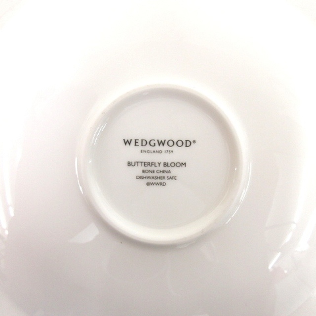 WEDGWOOD(ウェッジウッド)のウェッジウッド 美品 廃盤 BUTTERFLY BLOOM カップ&ソーサー エンタメ/ホビーの美術品/アンティーク(陶芸)の商品写真