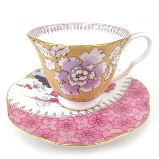 ウェッジウッド(WEDGWOOD)のウェッジウッド 美品 廃盤 BUTTERFLY BLOOM カップ&ソーサー(陶芸)