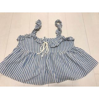 ザラ(ZARA)のZARA ストライプキャミソール　(キャミソール)