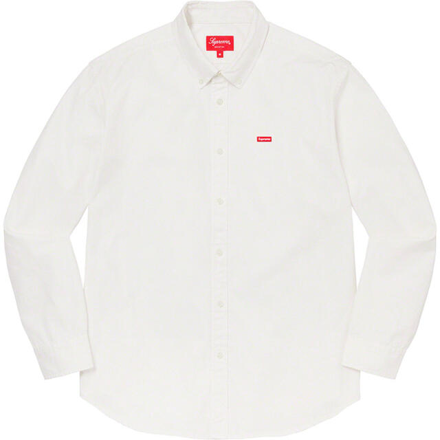 SUPREME シュプリーム Small Box Shirt スモールボックスロゴ オックスフォード長袖シャツ ブルー