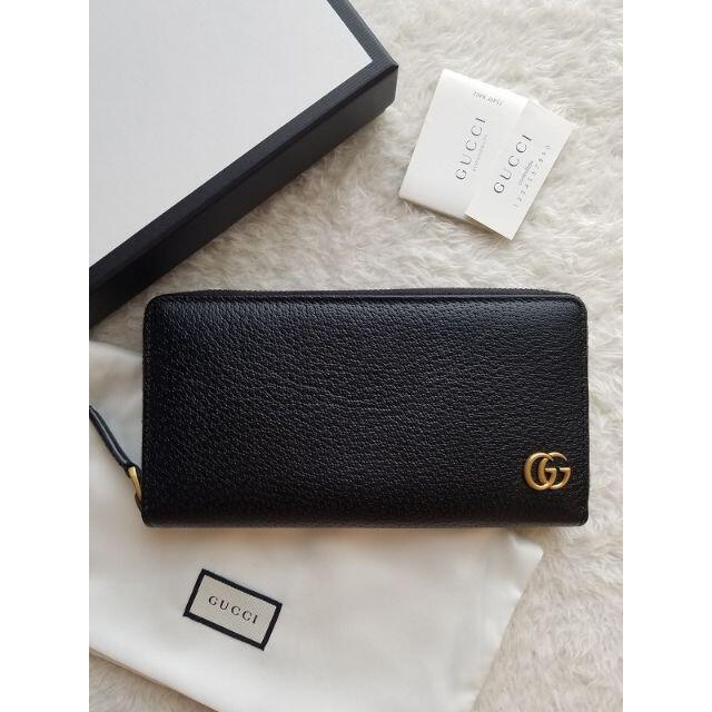 Gucci(グッチ)のGUCCI グッチ GGマーモント レザー ジップ 長財布 メンズのファッション小物(長財布)の商品写真