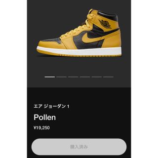 ナイキ(NIKE)のNIKE AJ1 air jordan 1 Pollen 28.5(スニーカー)