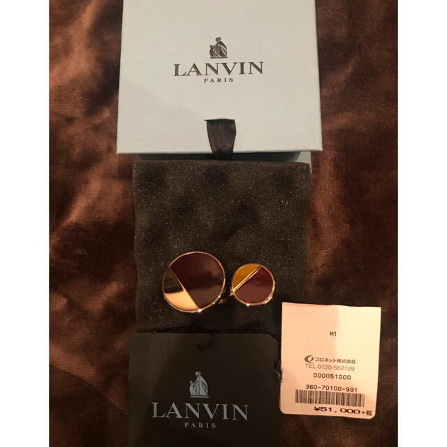 LANVIN(ランバン)の新品　ランバン LANVIN pairs  2連リング 指輪 レディースのアクセサリー(リング(指輪))の商品写真