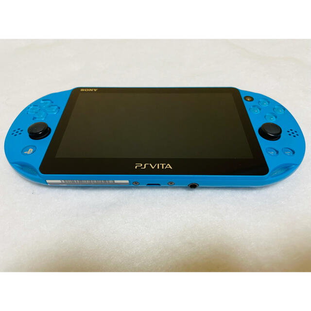 PlayStation Vita(プレイステーションヴィータ)の☆画面傷無し☆PSVita PCH-2000 ZA23 本体 アクアブルー  エンタメ/ホビーのゲームソフト/ゲーム機本体(家庭用ゲーム機本体)の商品写真