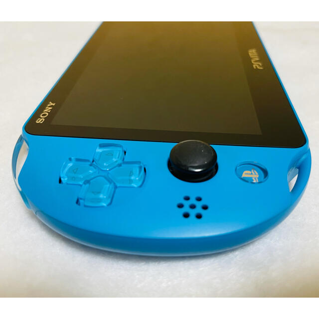 PlayStation Vita(プレイステーションヴィータ)の☆画面傷無し☆PSVita PCH-2000 ZA23 本体 アクアブルー  エンタメ/ホビーのゲームソフト/ゲーム機本体(家庭用ゲーム機本体)の商品写真