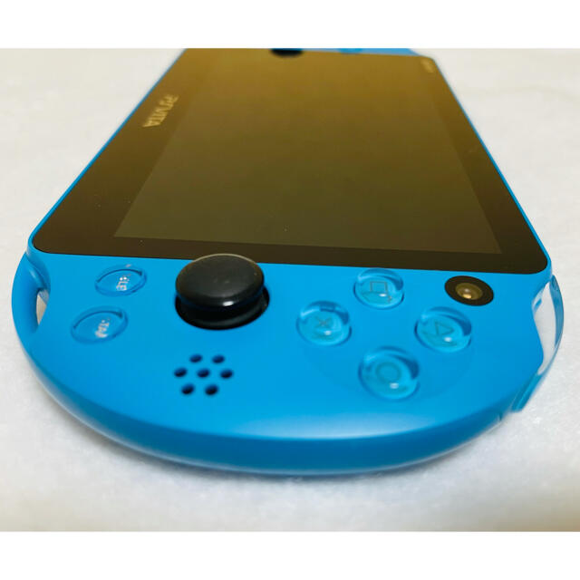 PlayStation Vita(プレイステーションヴィータ)の☆画面傷無し☆PSVita PCH-2000 ZA23 本体 アクアブルー  エンタメ/ホビーのゲームソフト/ゲーム機本体(家庭用ゲーム機本体)の商品写真