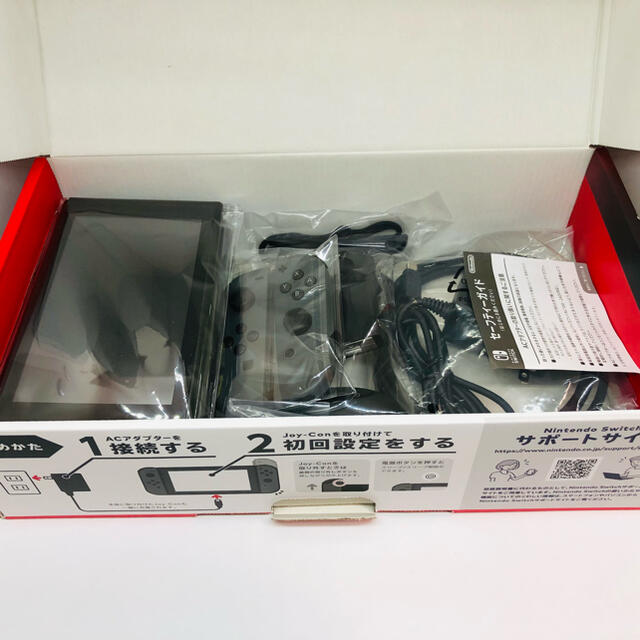 Nintendo Switch本体セット（グレー）の通販 by とも's shop｜ニンテンドースイッチならラクマ Switch - 国産安い