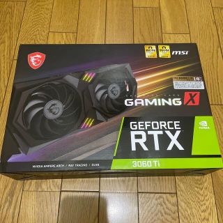 [新品未開封]MSI GeForceRTX 3060Ti GAMING X(PCパーツ)