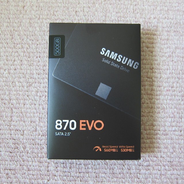 新品未開封 Samsung SSD 870 EVO 500GB 送料無料PC/タブレット