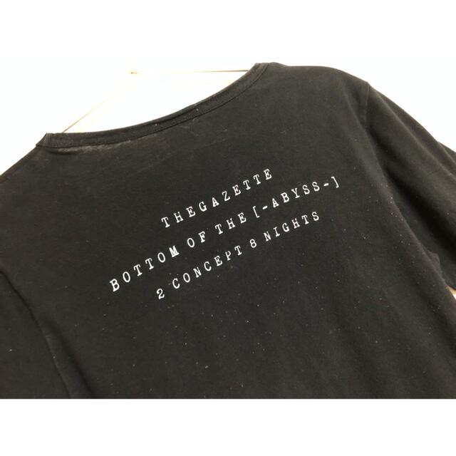 the GazettE ガゼット グッズ Tシャツ シャツ 半袖 黒 BK エンタメ/ホビーのタレントグッズ(ミュージシャン)の商品写真