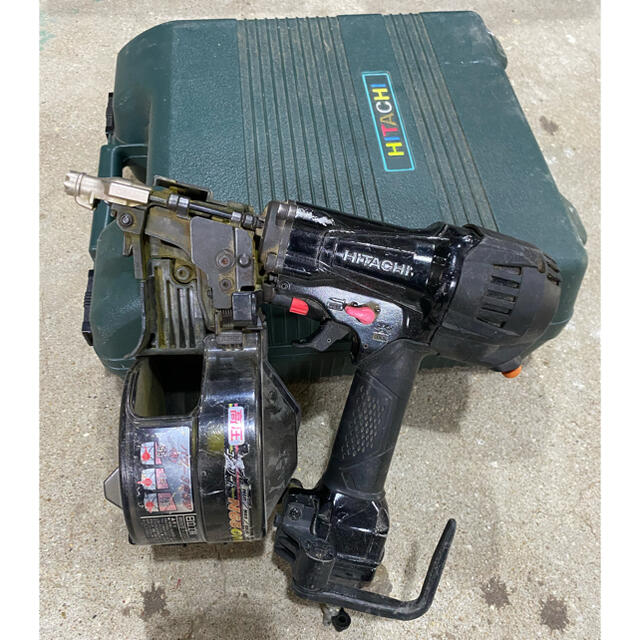 ☆専用☆HITACHI 日立 高圧 ロール釘打機 65㎜ NV65HR - 工具/メンテナンス