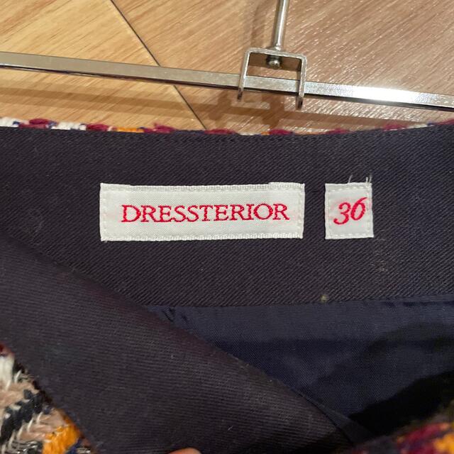 DRESSTERIOR(ドレステリア)のドレステリア　DRESSTERIOR ツイードスカート レディースのスカート(ひざ丈スカート)の商品写真
