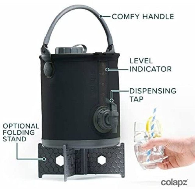 コラプズ コラプシブル2in1ウォーターキャリア&バケツ COLAPZ Coll