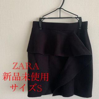 ザラ(ZARA)の【新品未使用】ZARA ショート丈ニットスカート(ミニスカート)