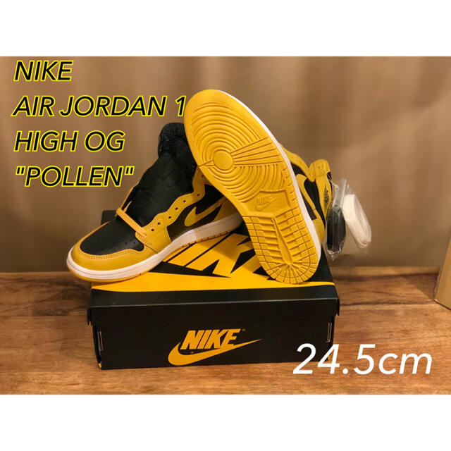 メンズNIKE AIR JORDAN 1 HIGH OG "POLLEN"