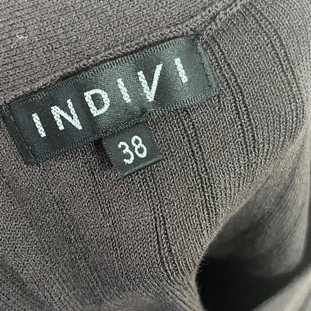 INDIVI(インディヴィ)の七分丈 薄手 カーディガン レディースのトップス(カーディガン)の商品写真