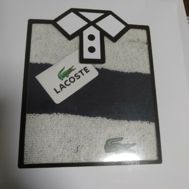 LACOSTE(ラコステ)のちーさん様ご専用ですH 12　ラコステミニハンカチタオル レディースのファッション小物(ハンカチ)の商品写真