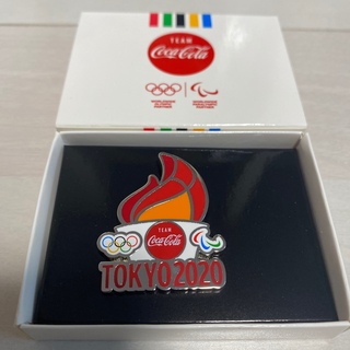 コカコーラ(コカ・コーラ)のTOKYO2020記念　オリンピック ピン ピンバッジ 非売品 聖火 限定バッジ(記念品/関連グッズ)
