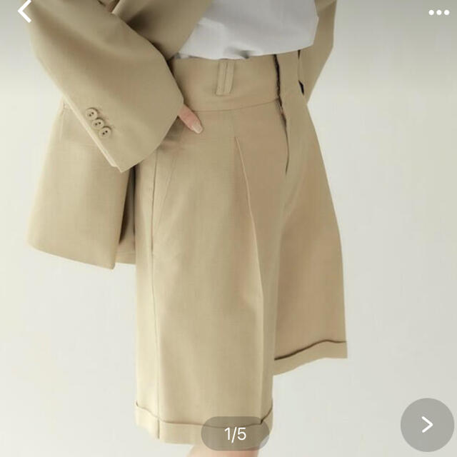 TODAYFUL(トゥデイフル)のlouren     high west half pants レディースのパンツ(ハーフパンツ)の商品写真