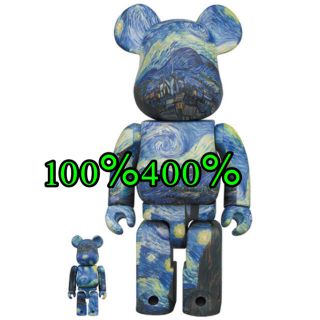 メディコムトイ(MEDICOM TOY)のVan gogh Starry Night BE@RBRICK 100%400%(その他)