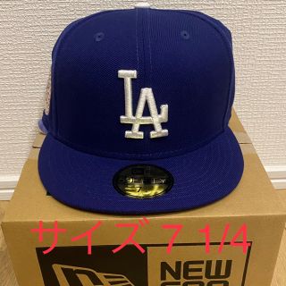 ニューエラー(NEW ERA)の59FIFTY Icy Side Patch ブルーアンダーバイザー(キャップ)