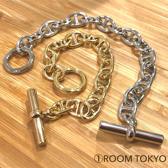 ①ROOM TOKYO アンカーチェーンブレスレット　MM