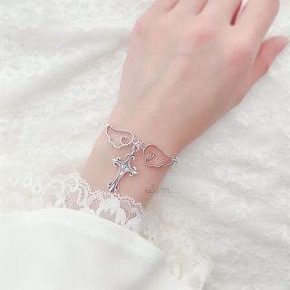 dark angel oval chain bracelet(ブレスレット/バングル)