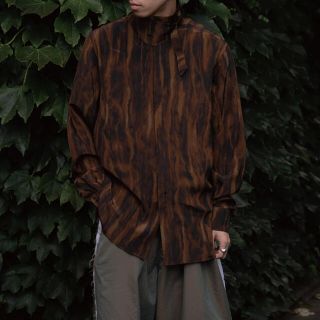 9/11限定価格 21aw MASU FUR PRINT SILK SHIRTの通販 by ペニー ...