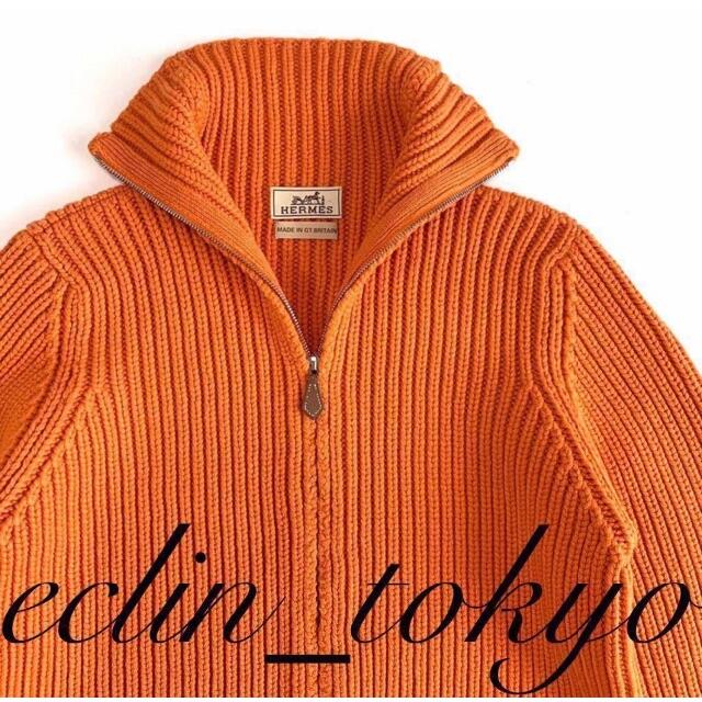 HERMES《カシミヤ100%》カウチン ニット カーディガン E3012 | フリマアプリ ラクマ 正規 HERMES ニットカーディガン メンズ カシミア100% その他