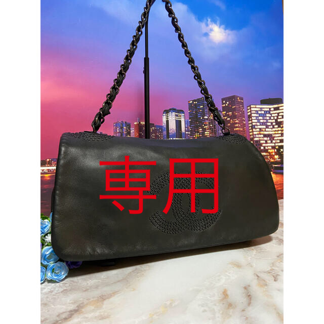 CHANEL シャネル【正規品】極美品　バッグ　デカココ　スタッズマトラッセ