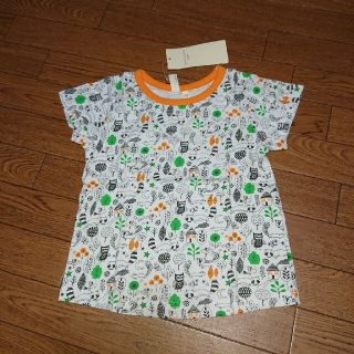 ラーゴム(LAGOM)のサマンサモスモス ラーゴム アニマル総柄Tシャツ 100(Tシャツ/カットソー)