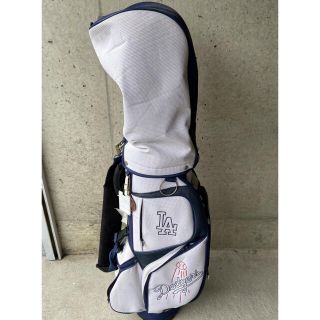 引っ越しの為、8月31日14時までの出品】ドジャースゴルフバック 引っ越しの為、8月31日14時までの出品】ドジャースゴルフバック