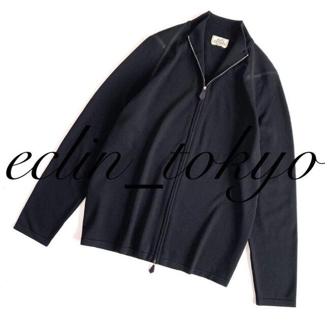 HERMES《ドライバーズニット》ジャケット 肘パッチ E2680 | www