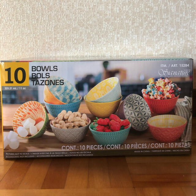 コストコ(コストコ)のコストコ カラフルボウルセット インテリア/住まい/日用品のキッチン/食器(食器)の商品写真