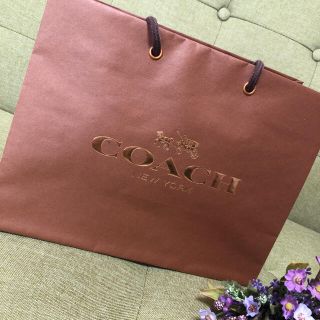 コーチ(COACH)のCOACH(コーチ) 紙袋　ショップ袋　濃いブラウン(ショップ袋)