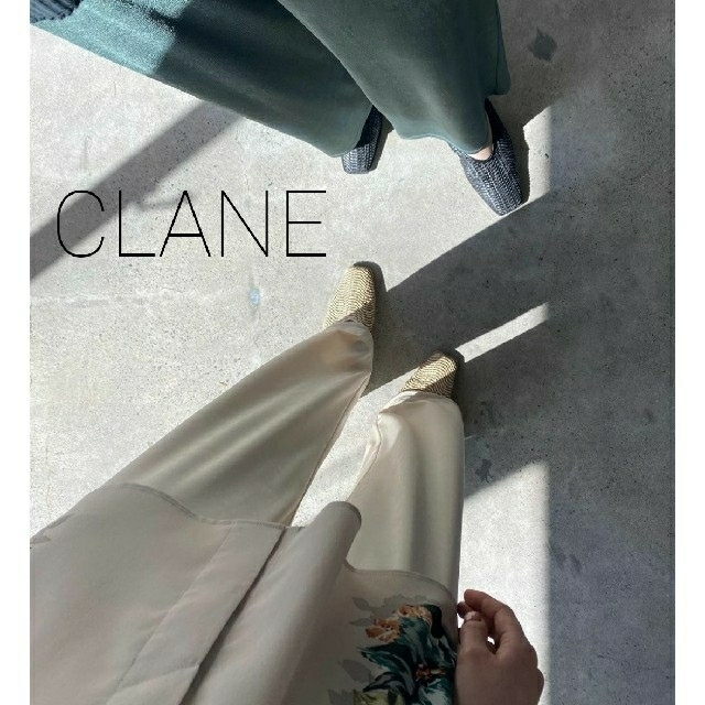 新品 CLANE メッシュフラットシューズ