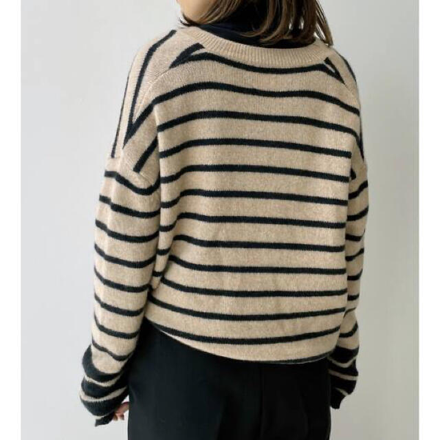 L'Appartement DEUXIEME CLASSE(アパルトモンドゥーズィエムクラス)の新品◆アパルトモンroberto collina/Border Cardigan レディースのトップス(カーディガン)の商品写真