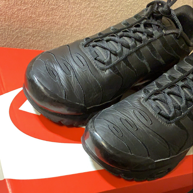 NIKE(ナイキ)のNIKE AIR MAX PLUS BLACK 28センチ　トリプルブラック メンズの靴/シューズ(スニーカー)の商品写真