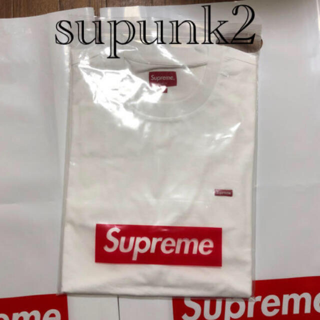 【Lサイズ送料込】Supreme  small boxlogo tee ホワイト 1