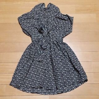 エイソス(asos)のASOS ワンピース　タイ　リボン　ミニワンピ　ドレス　エイソス　ミニワンピース(ミニワンピース)