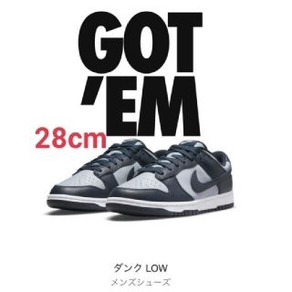 ナイキ(NIKE)のナイキ ダンク LOW チャンピオンシップ グレー 28.0CM(スニーカー)