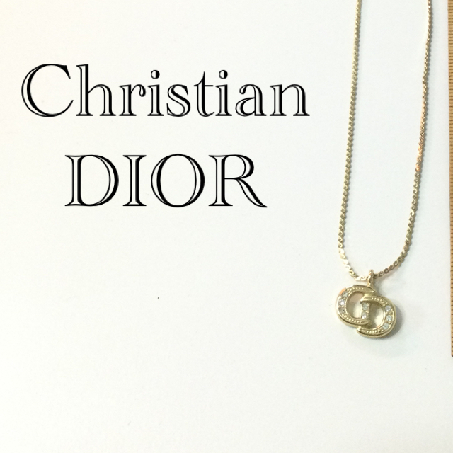 レディースChristian Dior キラキラネックレス