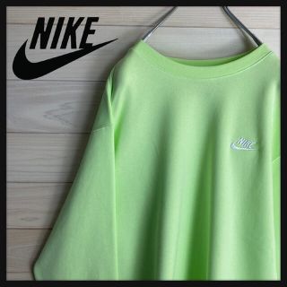 ナイキ(NIKE)の【希少XXLサイズ】ナイキ☆刺繍ロゴ入りスウェット 入手困難 人気カラー 美品(スウェット)