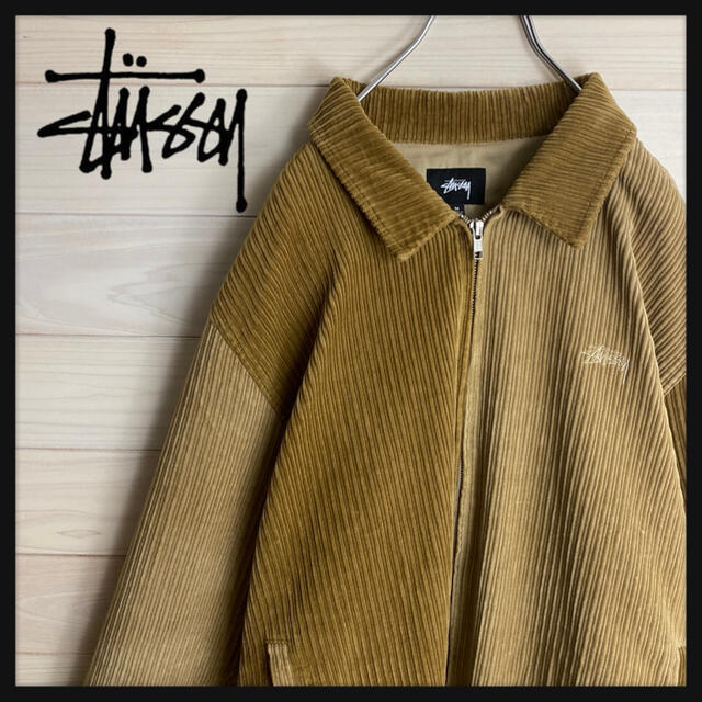 STUSSY - 【希少デザイン】ステューシー☆刺繍ロゴ入りコーデュロイ ...